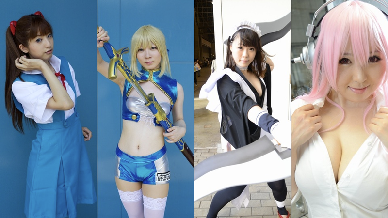 Illustration for article titled Japanese Cosplayers Turn Up the Summer Heat